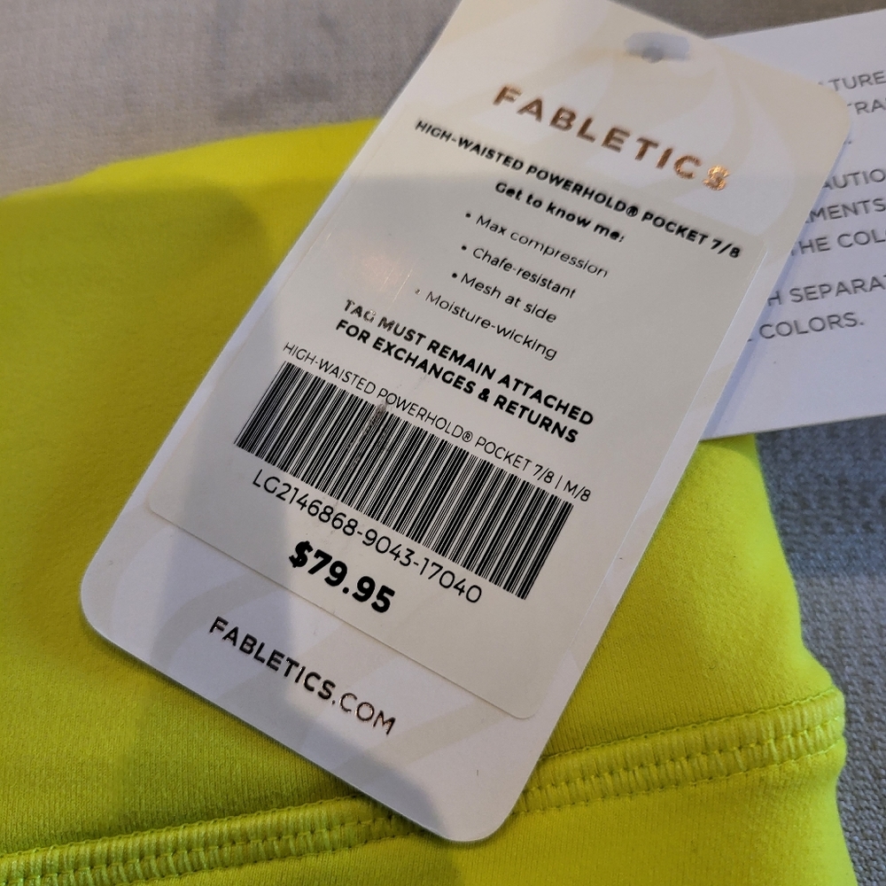 🌟 NWT, Fabletics Athletic Pants - Picture 2 of 5